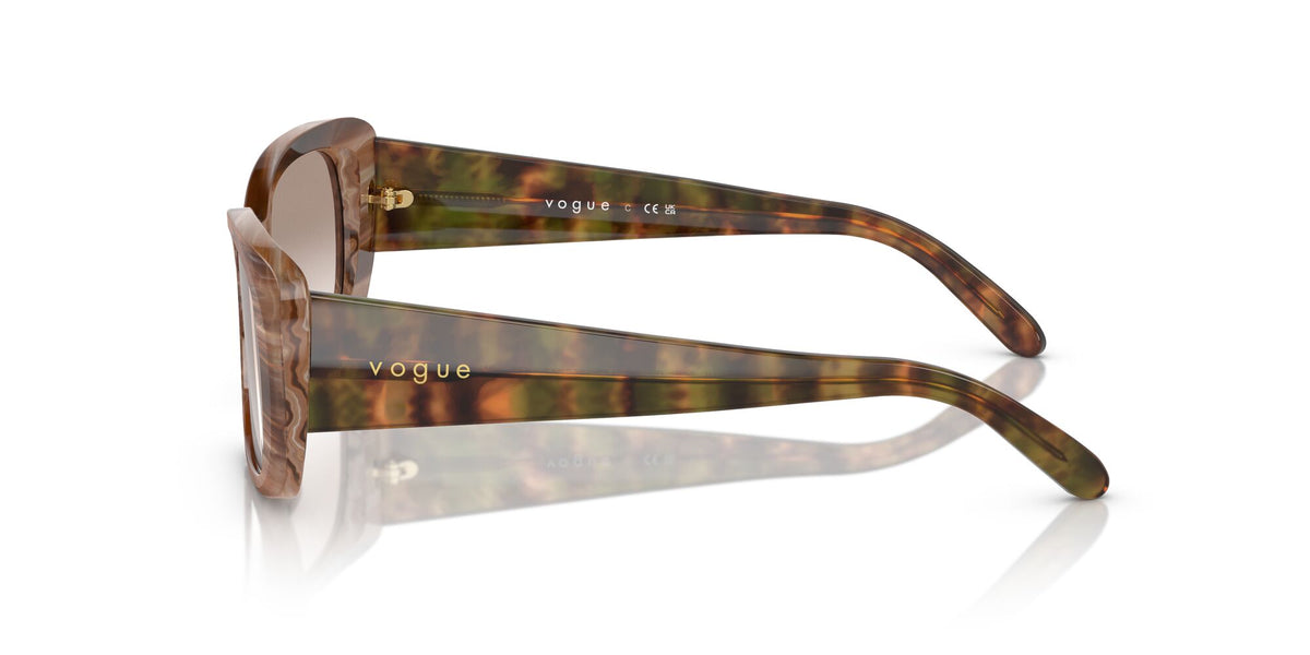 Vogue 0VO2606S 307113 55 Brown Horn/ Clear Gradient Brown 55 / Polyamide / Acetate / Acetate