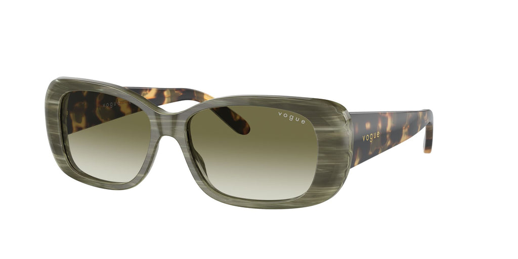 Vogue 0VO2606S 30728E 55 Green Horn/ Clear Gradient Dark Green 55 / Polyamide / Acetate / Acetate