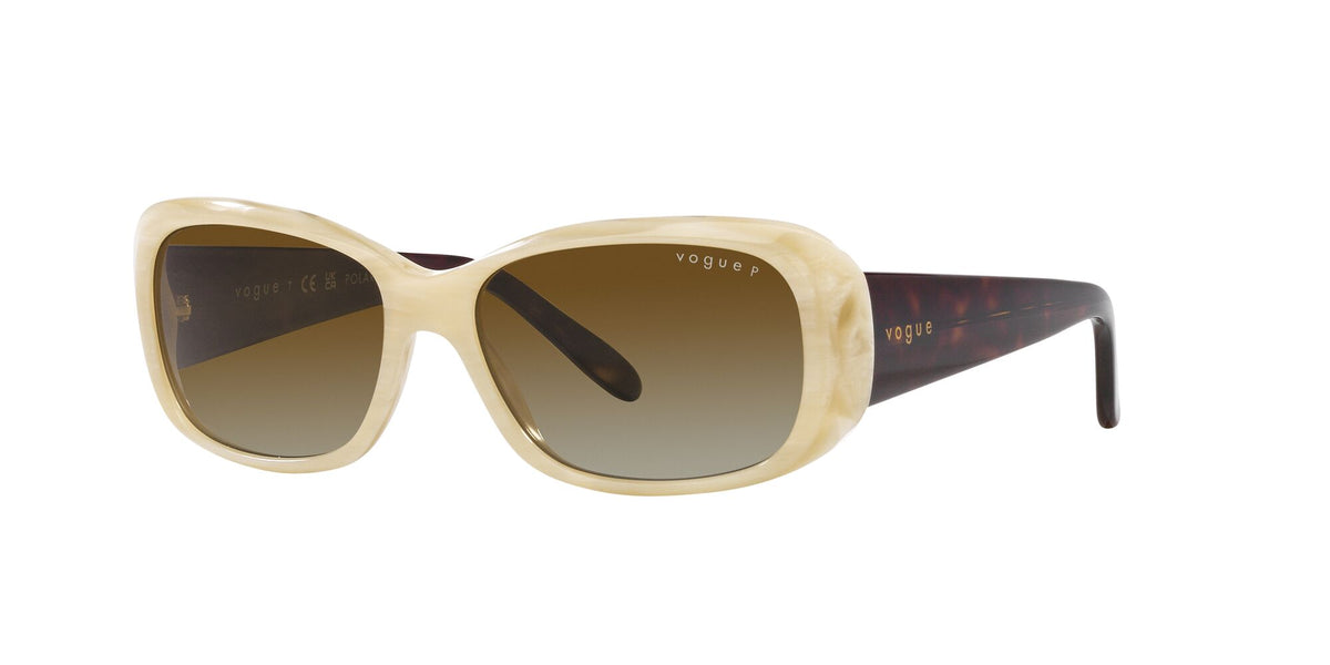 Vogue 0VO2606S 3078T5 55 Beige Horn/ Brown Gradient Polarised 55 / Cr39 / Acetate / Acetate