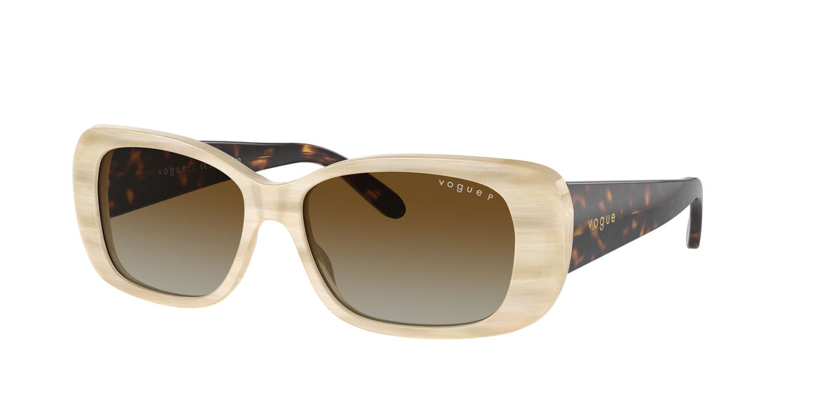 Vogue 0VO2606S 3078T5 55 Beige Horn/ Brown Gradient Polarised 55 / Cr39 / Acetate / Acetate