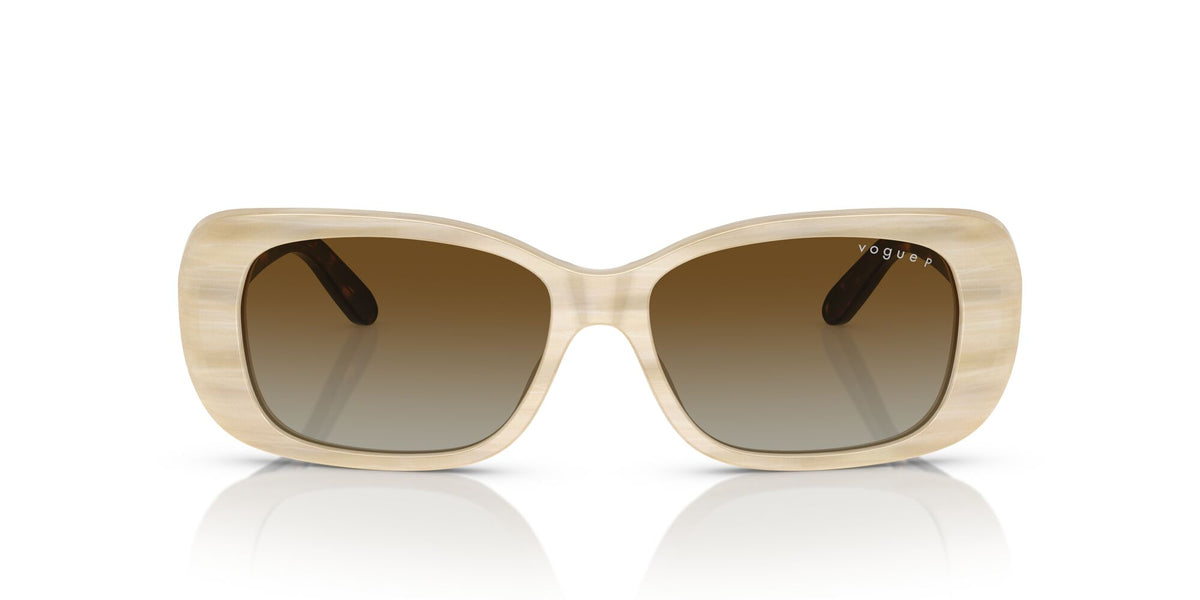 Vogue 0VO2606S 3078T5 55 Beige Horn/ Brown Gradient Polarised 55 / Cr39 / Acetate / Acetate