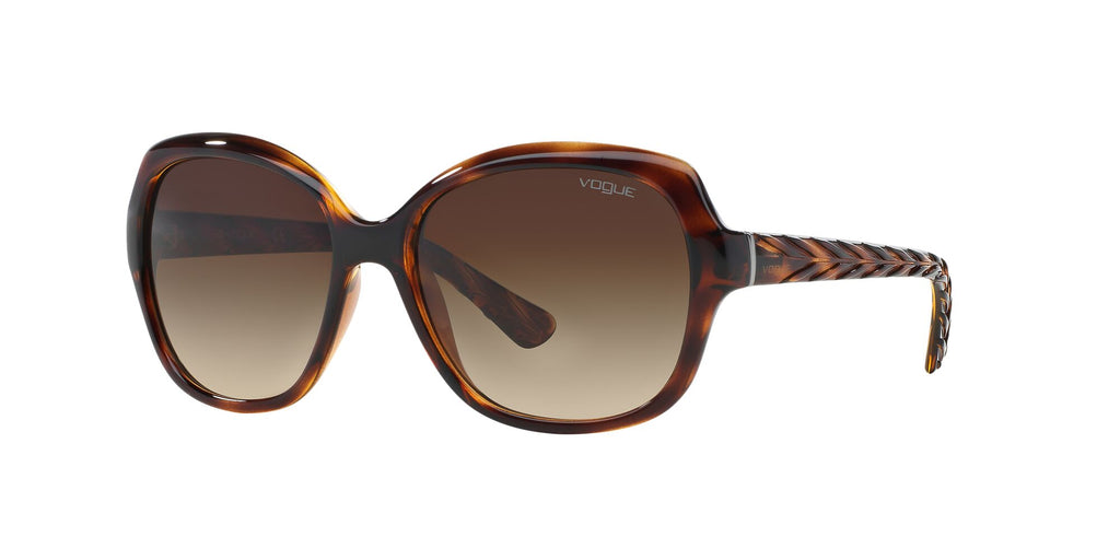 Vogue 0VO2871S 150813 56 Striped Dark Havana/ Brown Gradient 56 / Plastic / Plastic