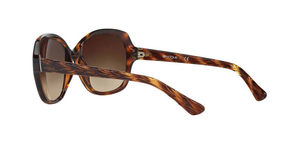 Vogue 0VO2871S 150813 56 Striped Dark Havana/ Brown Gradient 56 / Plastic / Plastic