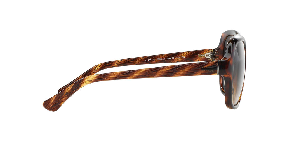 Vogue 0VO2871S 150813 56 Striped Dark Havana/ Brown Gradient 56 / Plastic / Plastic