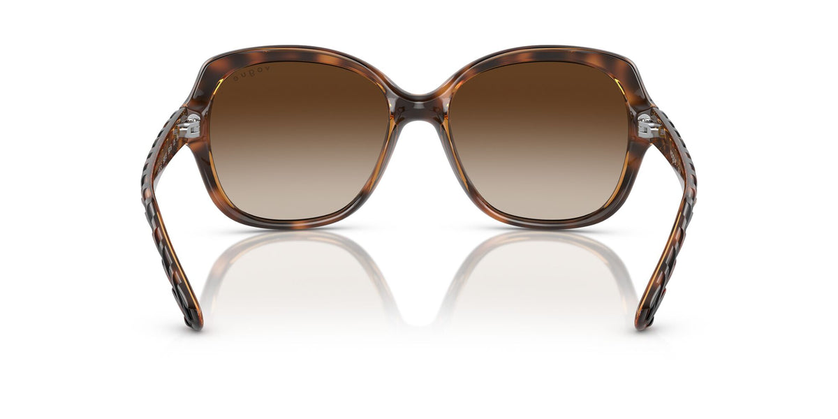Vogue 0VO2871S 150813 56 Striped Dark Havana/ Brown Gradient 56 / Plastic / Plastic