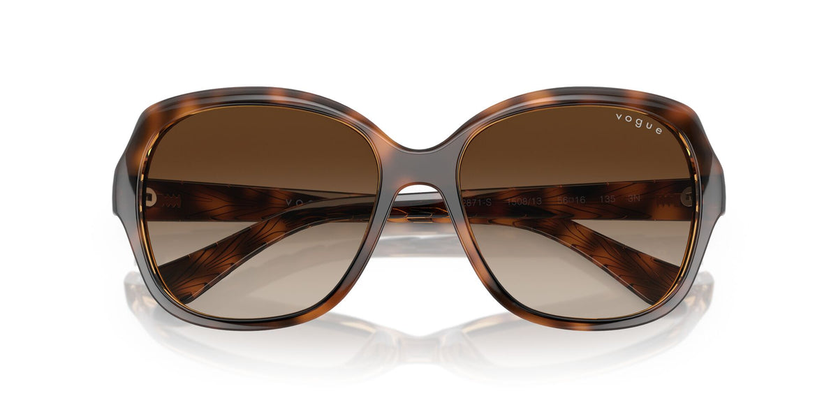 Vogue 0VO2871S 150813 56 Striped Dark Havana/ Brown Gradient 56 / Plastic / Plastic