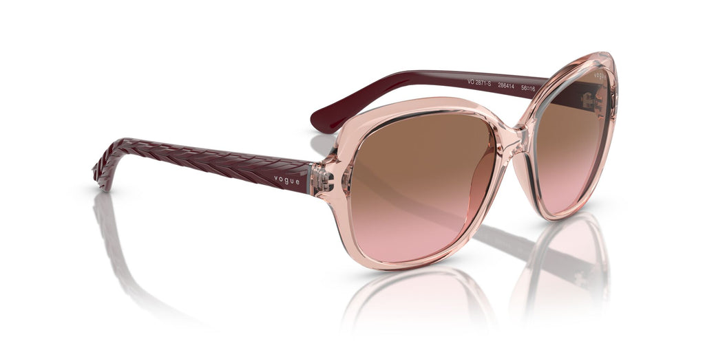 Vogue 0VO2871S 286414 56 Transparent Pink/ Pink Gradient Brown