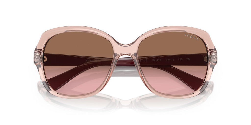 Vogue 0VO2871S 286414 56 Transparent Pink/ Pink Gradient Brown