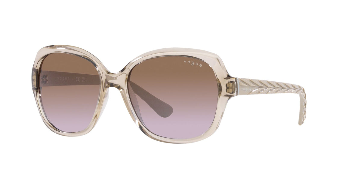 Vogue 0VO2871S 299068 56 Transparent Light Brown/ Violet Gradient Brown 56 / Polycarbonate / Injected / Molded