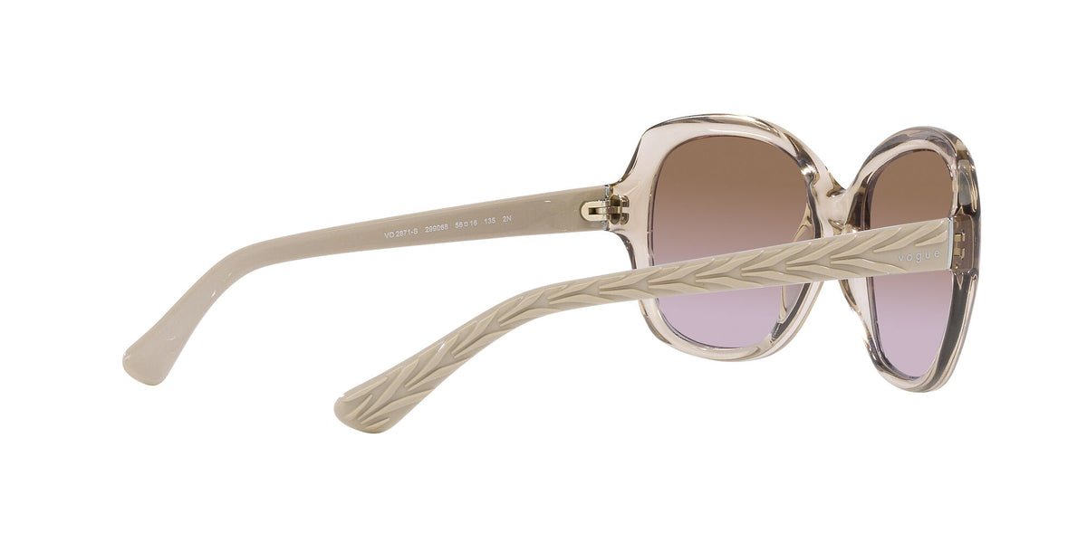 Vogue 0VO2871S 299068 56 Transparent Light Brown/ Violet Gradient Brown 56 / Polycarbonate / Injected / Molded