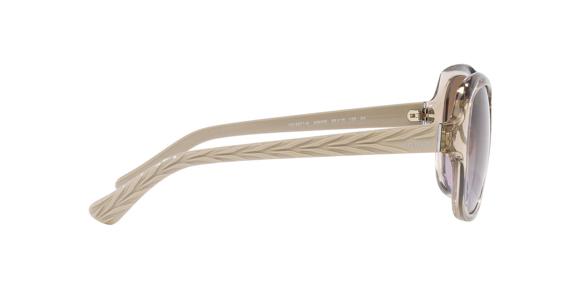 Vogue 0VO2871S 299068 56 Transparent Light Brown/ Violet Gradient Brown 56 / Polycarbonate / Injected / Molded