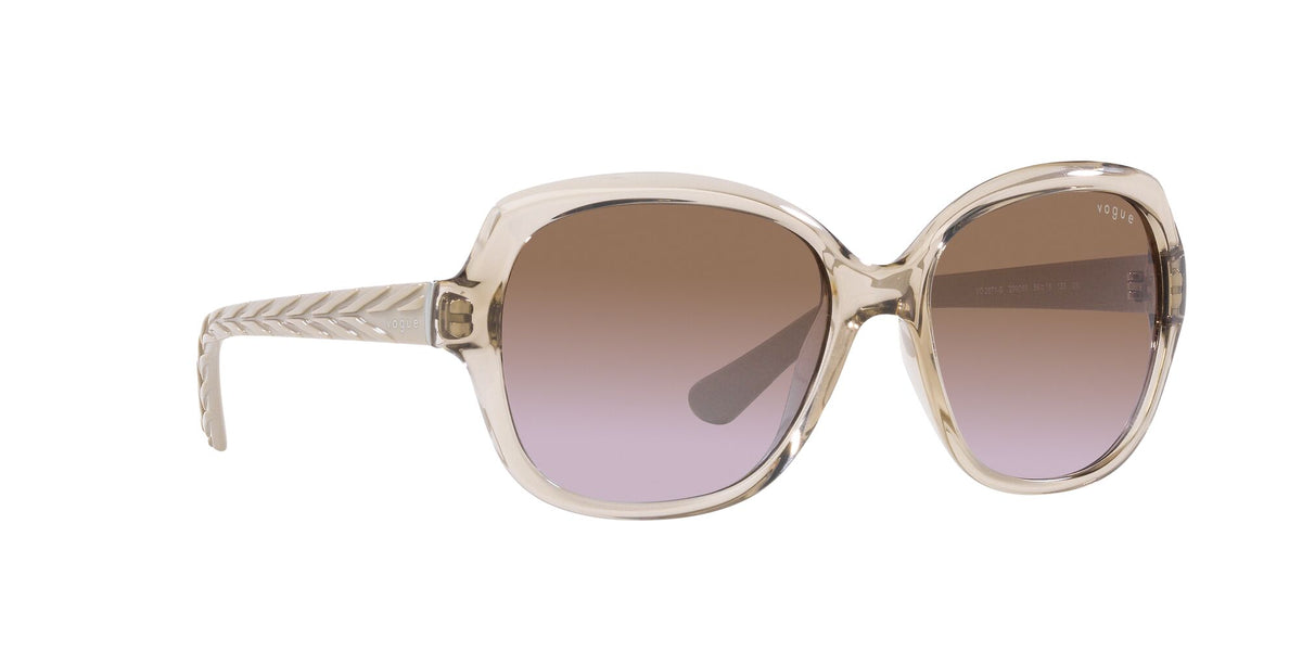 Vogue 0VO2871S 299068 56 Transparent Light Brown/ Violet Gradient Brown 56 / Polycarbonate / Injected / Molded