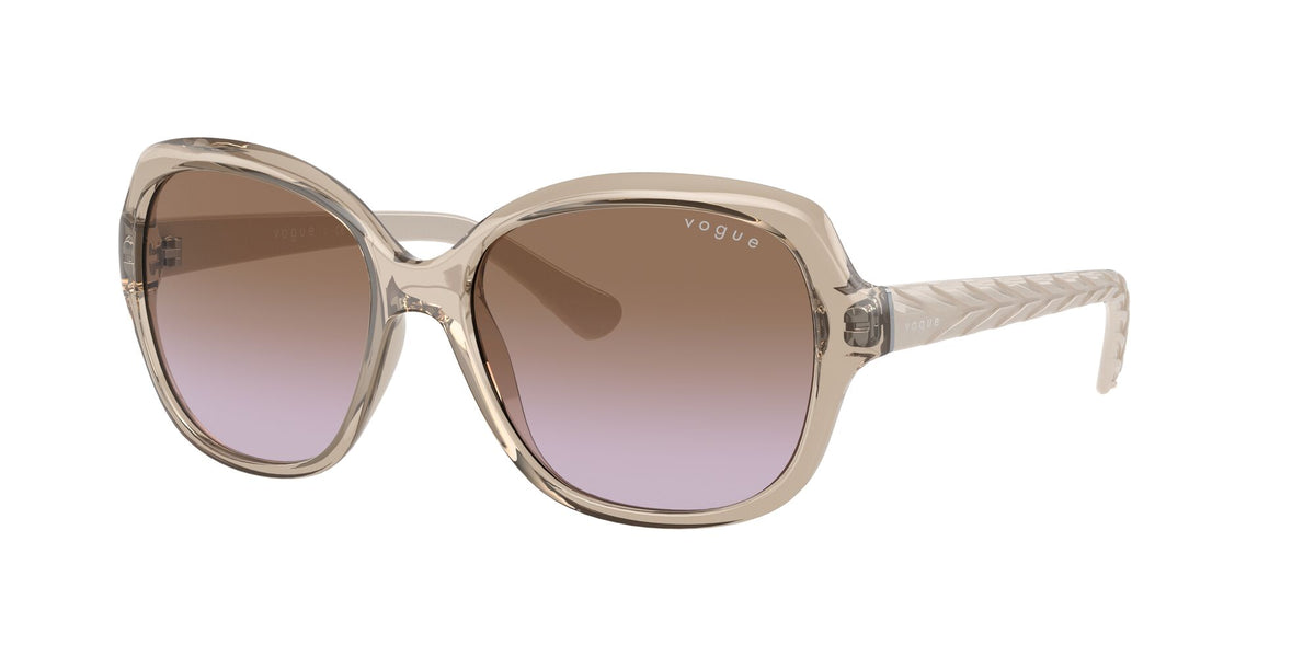 Vogue 0VO2871S 299068 56 Transparent Light Brown/ Violet Gradient Brown 56 / Polycarbonate / Injected / Molded