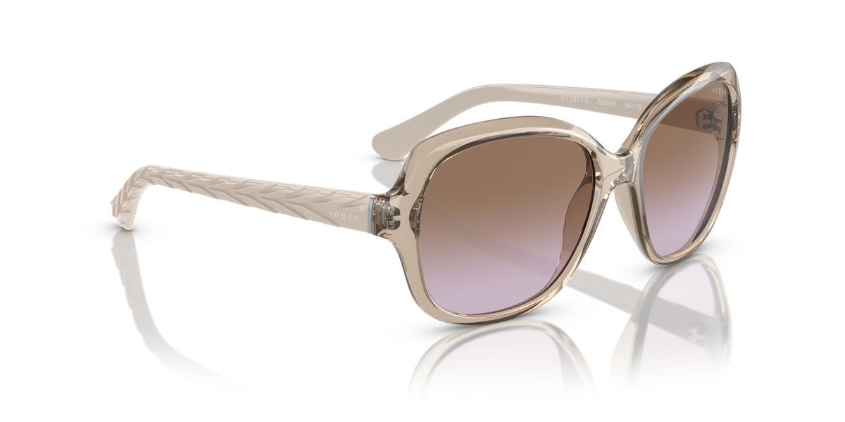 Vogue 0VO2871S 299068 56 Transparent Light Brown/ Violet Gradient Brown 56 / Polycarbonate / Injected / Molded