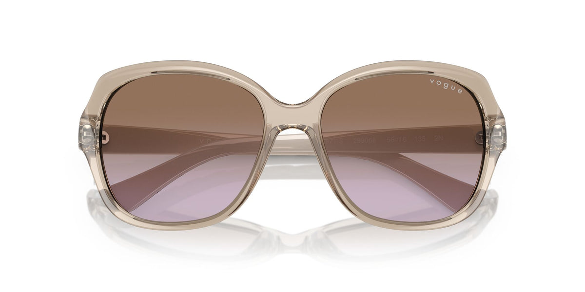 Vogue 0VO2871S 299068 56 Transparent Light Brown/ Violet Gradient Brown 56 / Polycarbonate / Injected / Molded