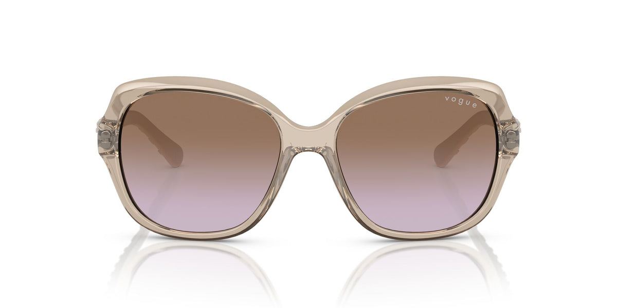 Vogue 0VO2871S 299068 56 Transparent Light Brown/ Violet Gradient Brown 56 / Polycarbonate / Injected / Molded