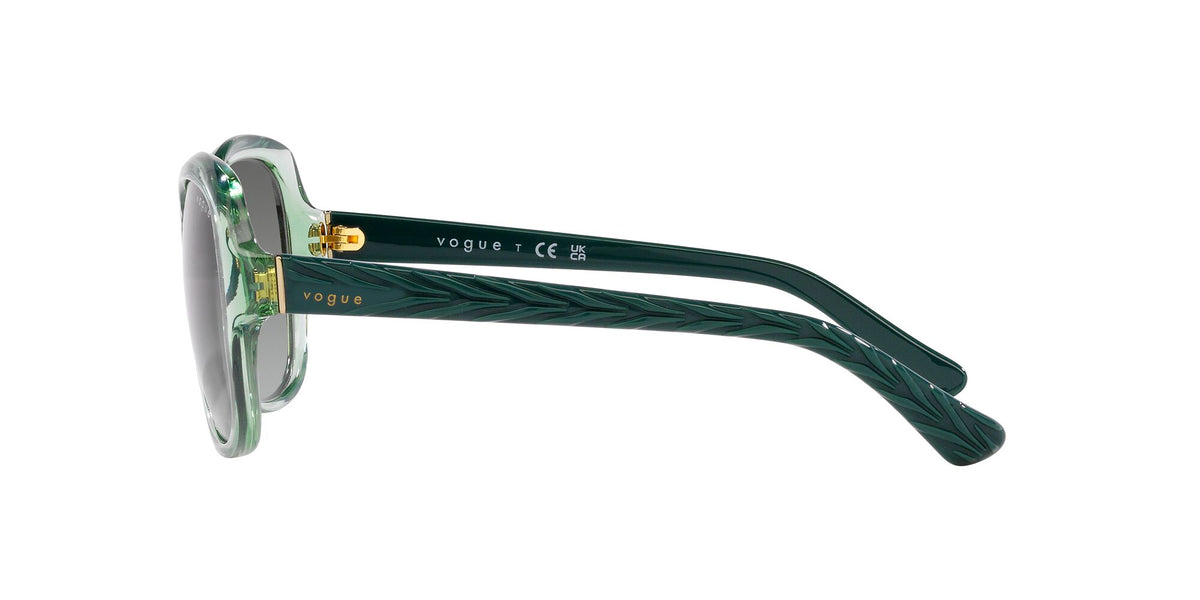 Vogue 0VO2871S 304311 56 Transparent Green/ Gradient Grey 56 / Polycarbonate / Injected / Molded