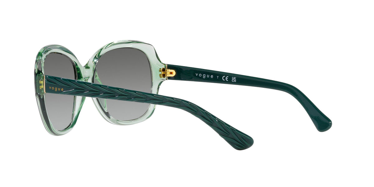 Vogue 0VO2871S 304311 56 Transparent Green/ Gradient Grey 56 / Polycarbonate / Injected / Molded