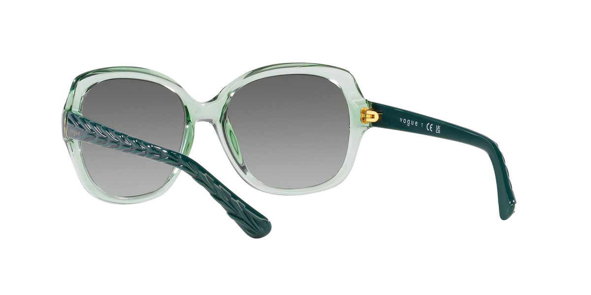 Vogue 0VO2871S 304311 56 Transparent Green/ Gradient Grey 56 / Polycarbonate / Injected / Molded