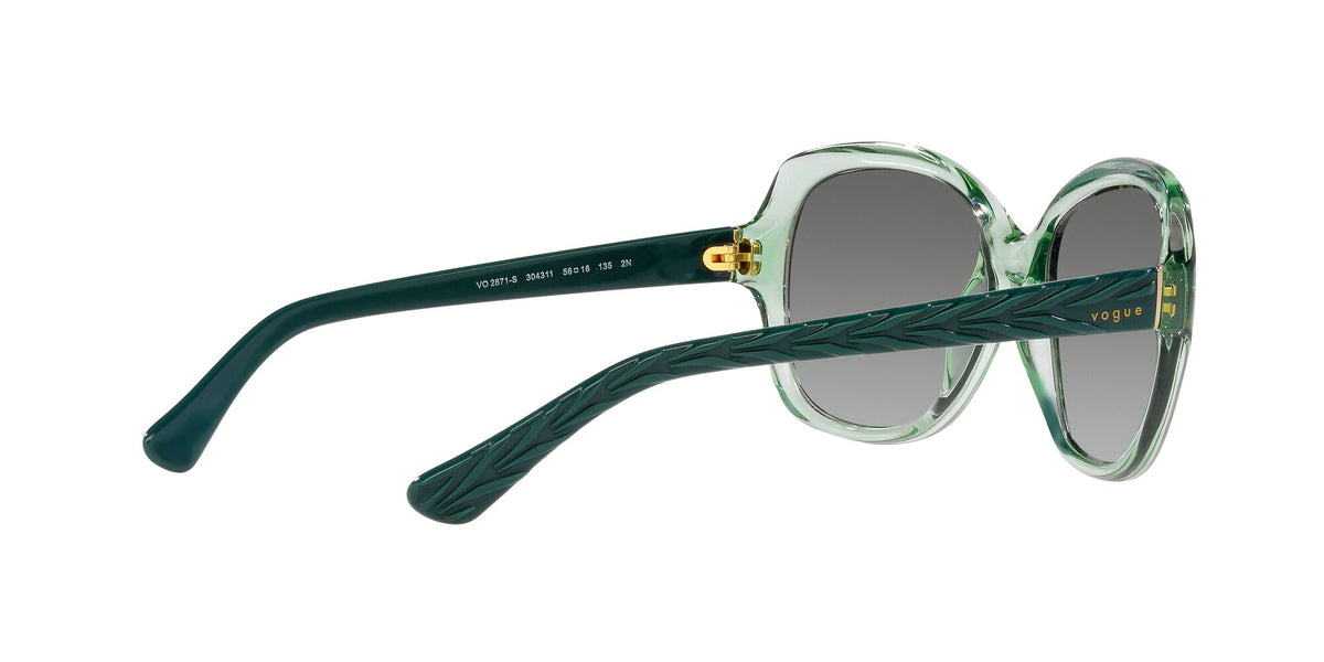 Vogue 0VO2871S 304311 56 Transparent Green/ Gradient Grey 56 / Polycarbonate / Injected / Molded