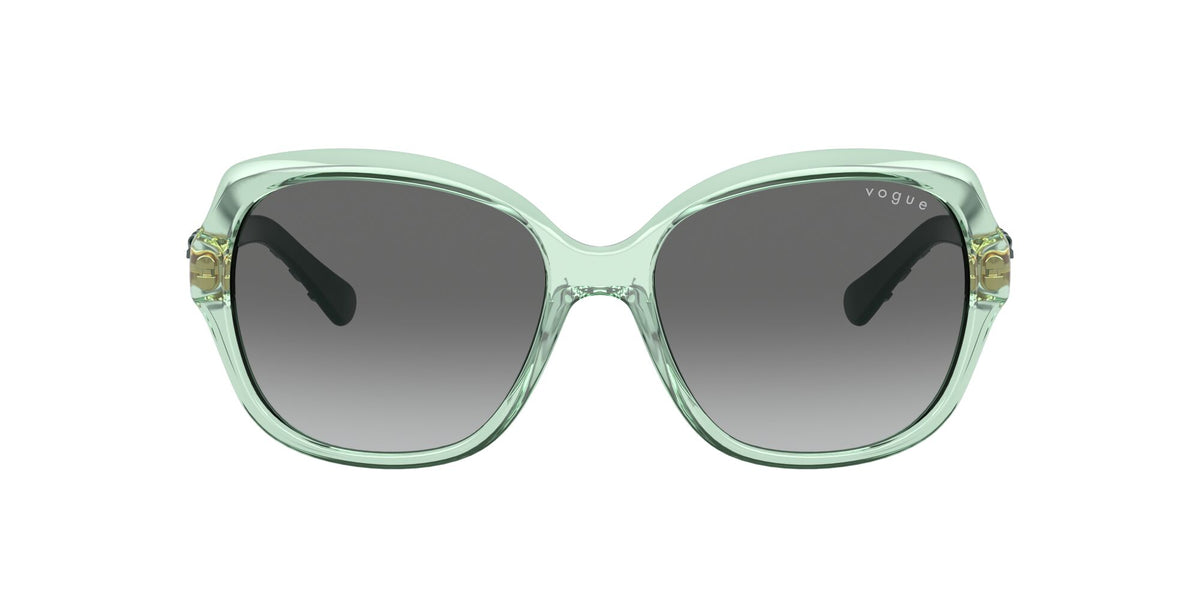 Vogue 0VO2871S 304311 56 Transparent Green/ Gradient Grey 56 / Polycarbonate / Injected / Molded