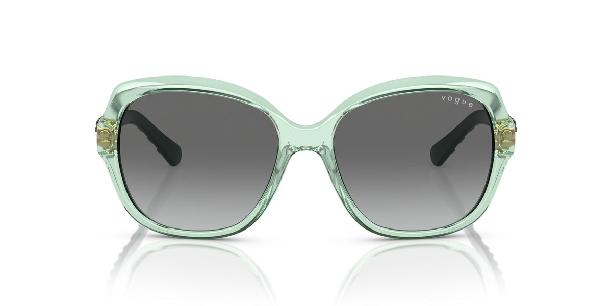 Vogue 0VO2871S 304311 56 Transparent Green/ Gradient Grey 56 / Polycarbonate / Injected / Molded