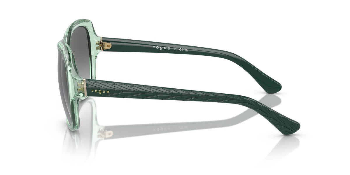 Vogue 0VO2871S 304311 56 Transparent Green/ Gradient Grey 56 / Polycarbonate / Injected / Molded