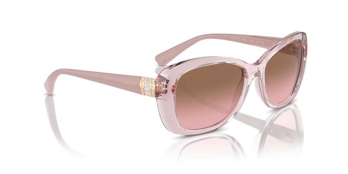 Vogue 0VO2943SB 294214 55 Transparent Pink/ Pink Gradient Brown