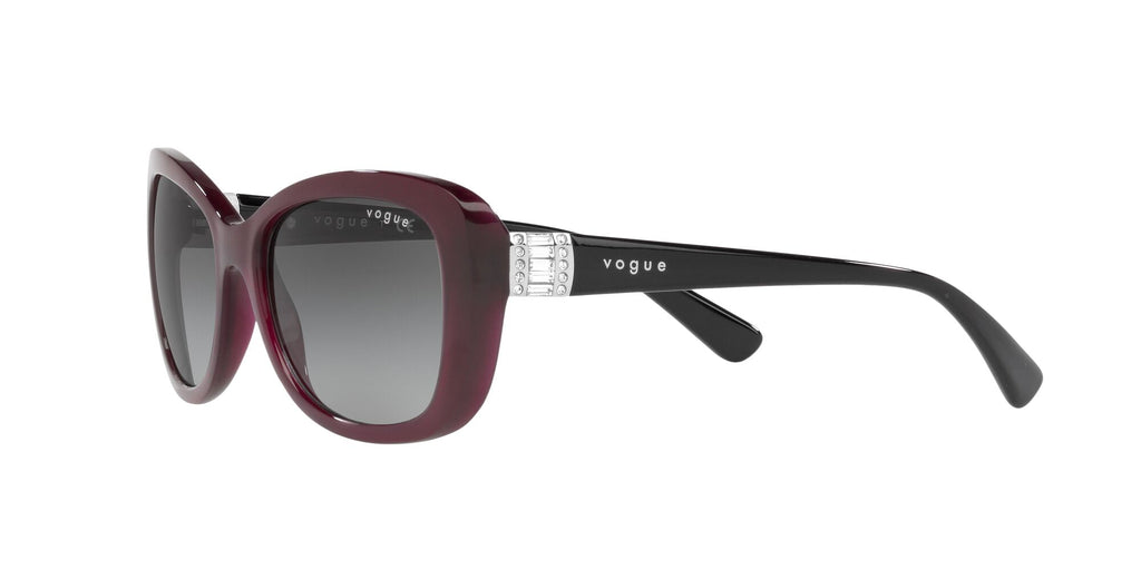 Vogue 0VO2943SB 298911 55 Transparent Dark Cherry/ Grey Gradient 55 / Plastic / Plastic