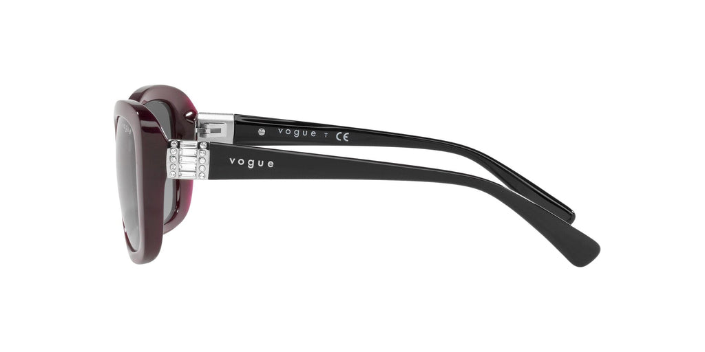 Vogue 0VO2943SB 298911 55 Transparent Dark Cherry/ Grey Gradient 55 / Plastic / Plastic