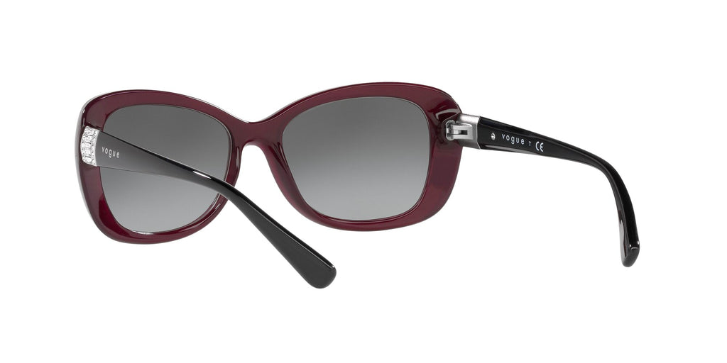 Vogue 0VO2943SB 298911 55 Transparent Dark Cherry/ Grey Gradient 55 / Plastic / Plastic