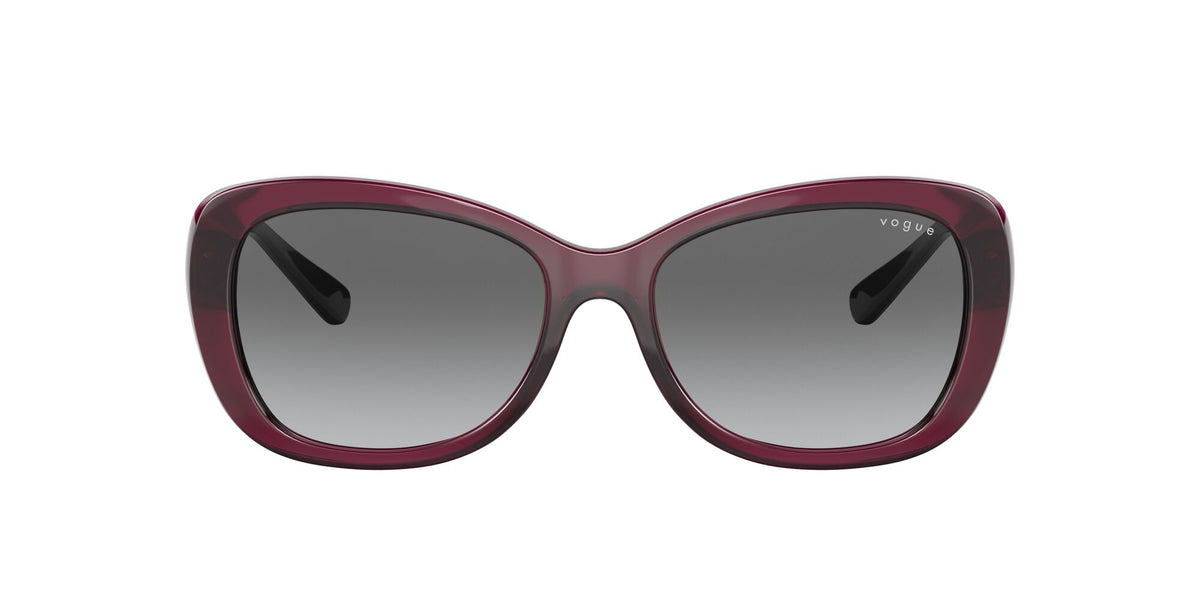 Vogue 0VO2943SB 298911 55 Transparent Dark Cherry/ Grey Gradient 55 / Plastic / Plastic