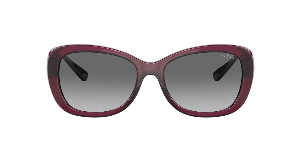 Vogue 0VO2943SB 298911 55 Transparent Dark Cherry/ Grey Gradient 55 / Plastic / Plastic