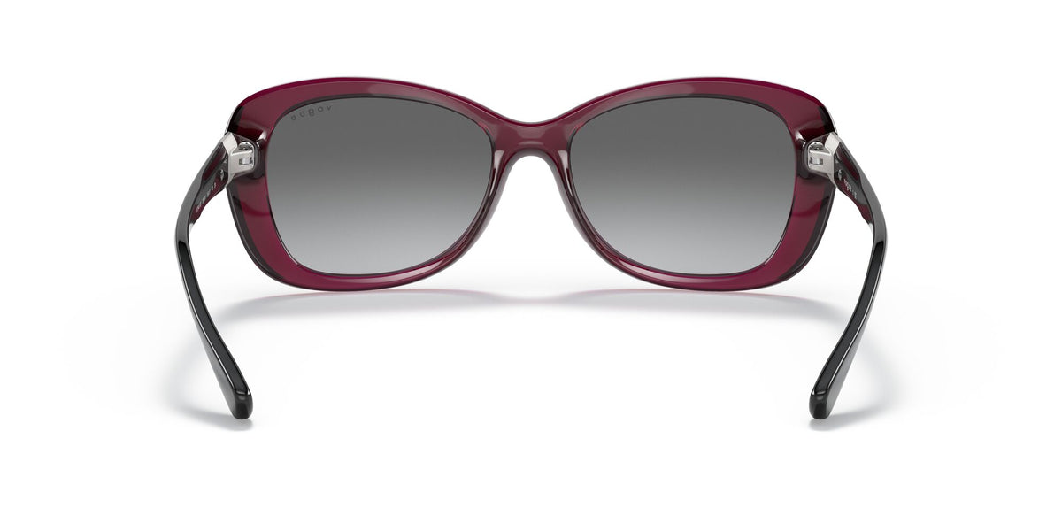 Vogue 0VO2943SB 298911 55 Transparent Dark Cherry/ Grey Gradient 55 / Plastic / Plastic