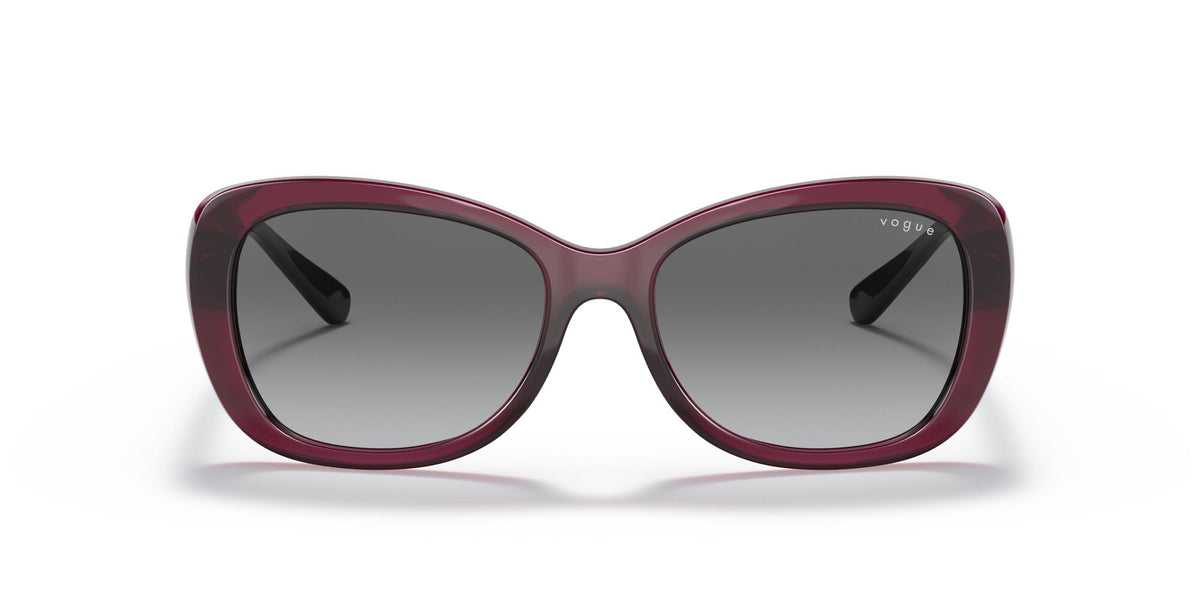 Vogue 0VO2943SB 298911 55 Transparent Dark Cherry/ Grey Gradient 55 / Plastic / Plastic