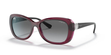 Vogue 0VO2943SB 298911 55 Transparent Dark Cherry/ Grey Gradient 55 / Plastic / Plastic