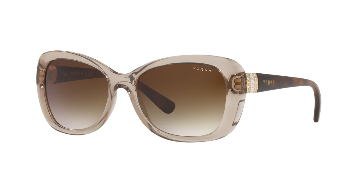 Vogue 0VO2943SB 299013 55 Transparent Light Brown/ Brown Gradient 55 / Plastic / Plastic