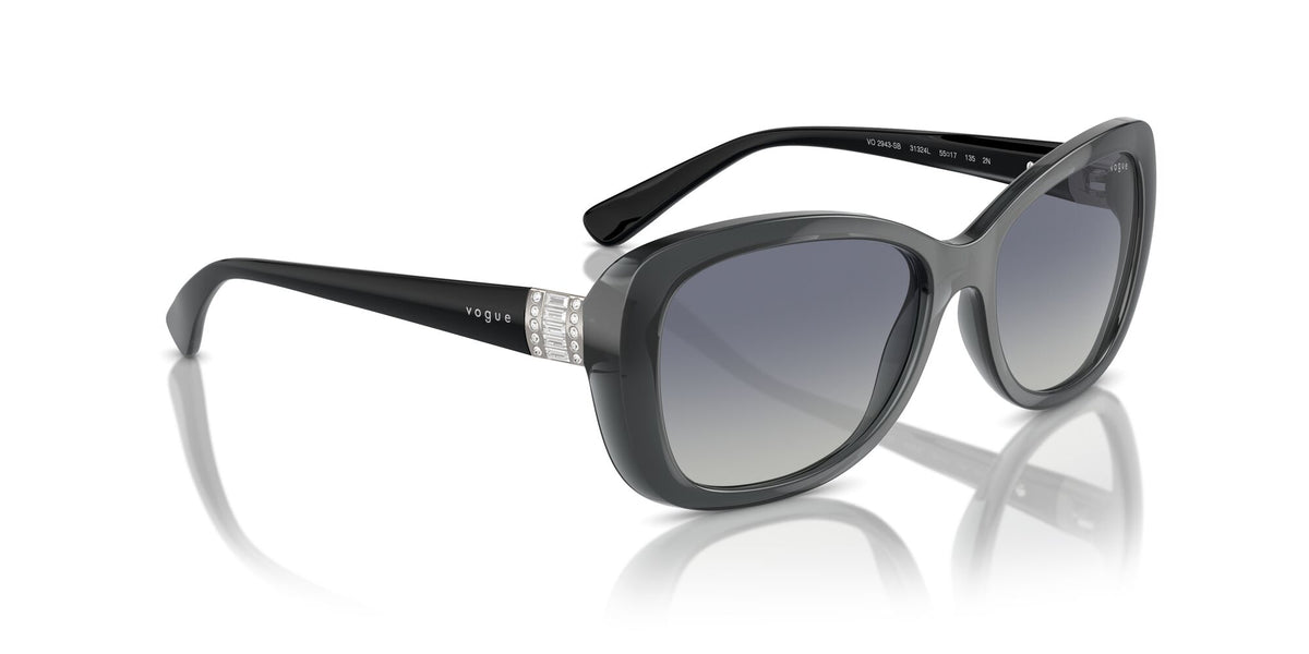 Vogue 0VO2943SB 31324L 55 Transparent Grey/ Gradient Blue