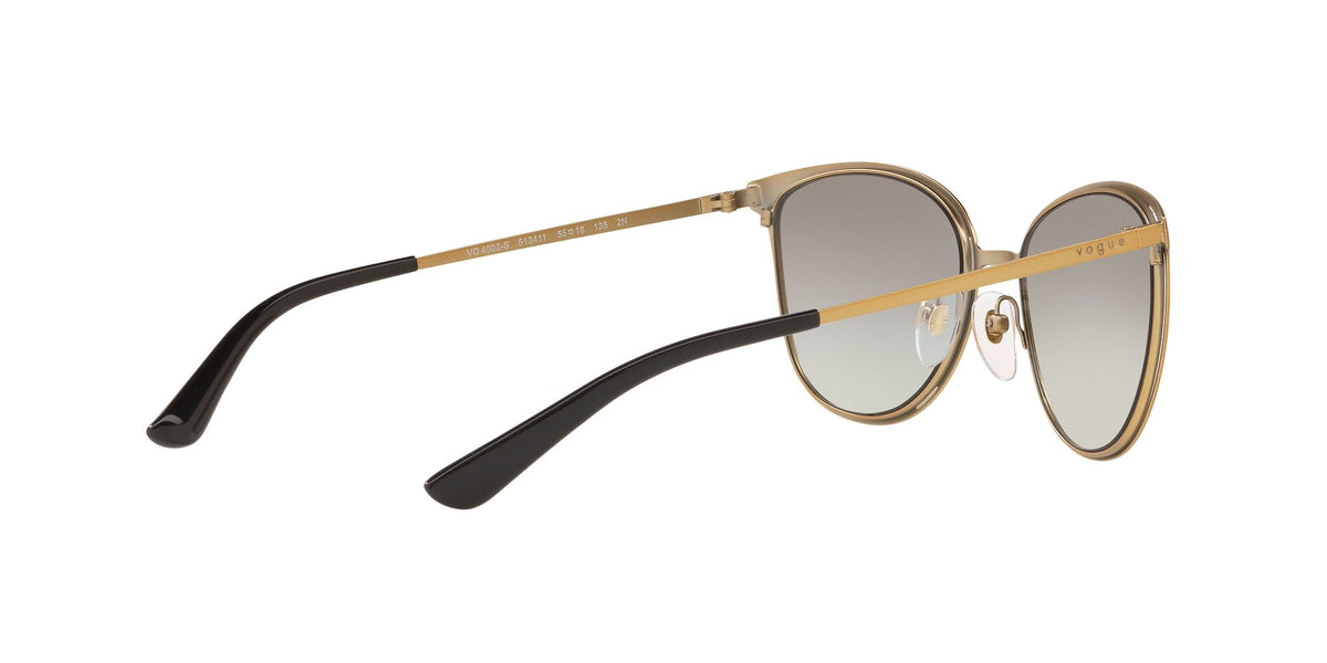 Vogue 0VO4002S 513411 55 Top Matte Black/Brushed Gold/ Grey Gradient 55 / Plastic / Metal