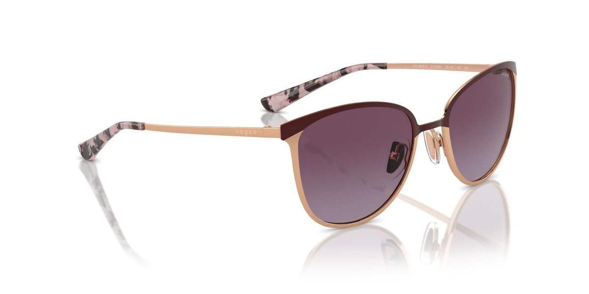 Vogue 0VO4002S 51708H 55 Top Bordeaux/Rose Gold/ Gradient Violet