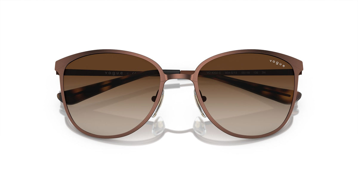 Vogue 0VO4002S 934S13 55 Matte Brown/ Brown Gradient 55 / Plastic / Metal