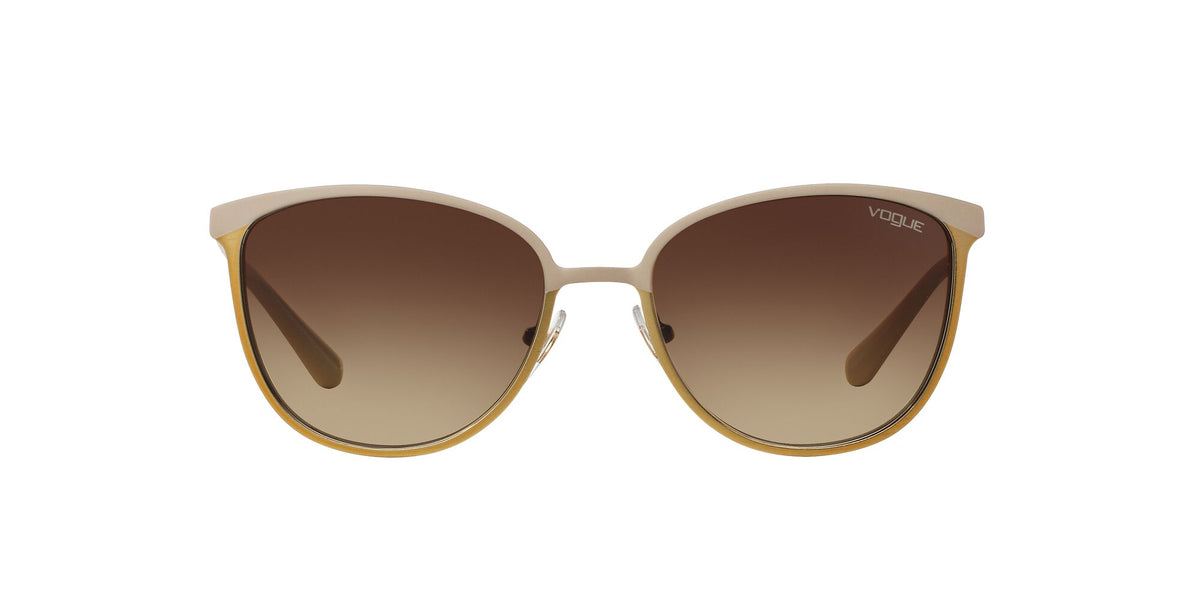 Vogue 0VO4002S 996S13 55 Top Matte Beige/Brushed Gold/ Brown Gradient 55 / Plastic / Metal
