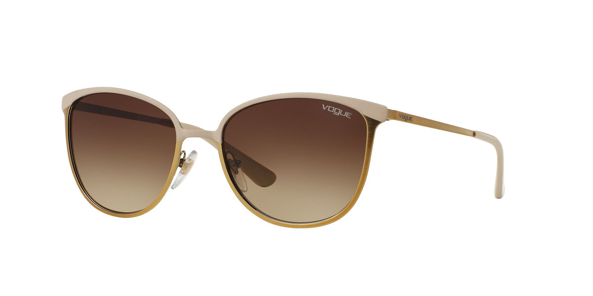 Vogue 0VO4002S 996S13 55 Top Matte Beige/Brushed Gold/ Brown Gradient 55 / Plastic / Metal