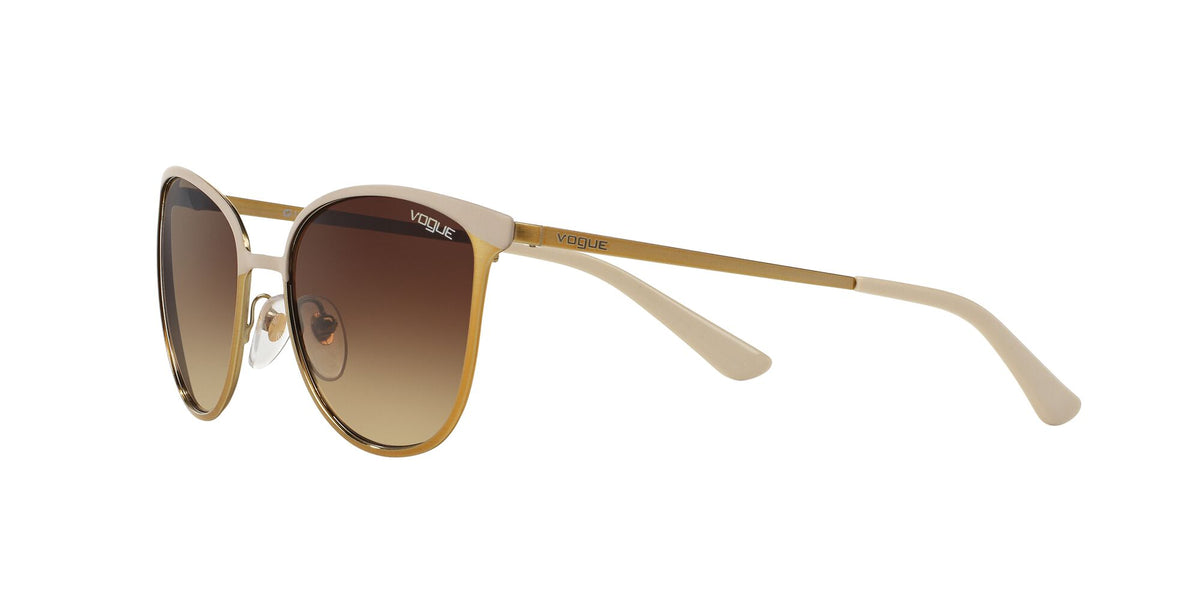 Vogue 0VO4002S 996S13 55 Top Matte Beige/Brushed Gold/ Brown Gradient 55 / Plastic / Metal