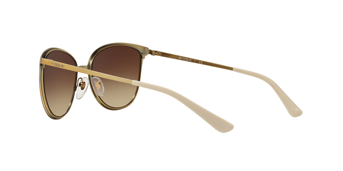 Vogue 0VO4002S 996S13 55 Top Matte Beige/Brushed Gold/ Brown Gradient 55 / Plastic / Metal