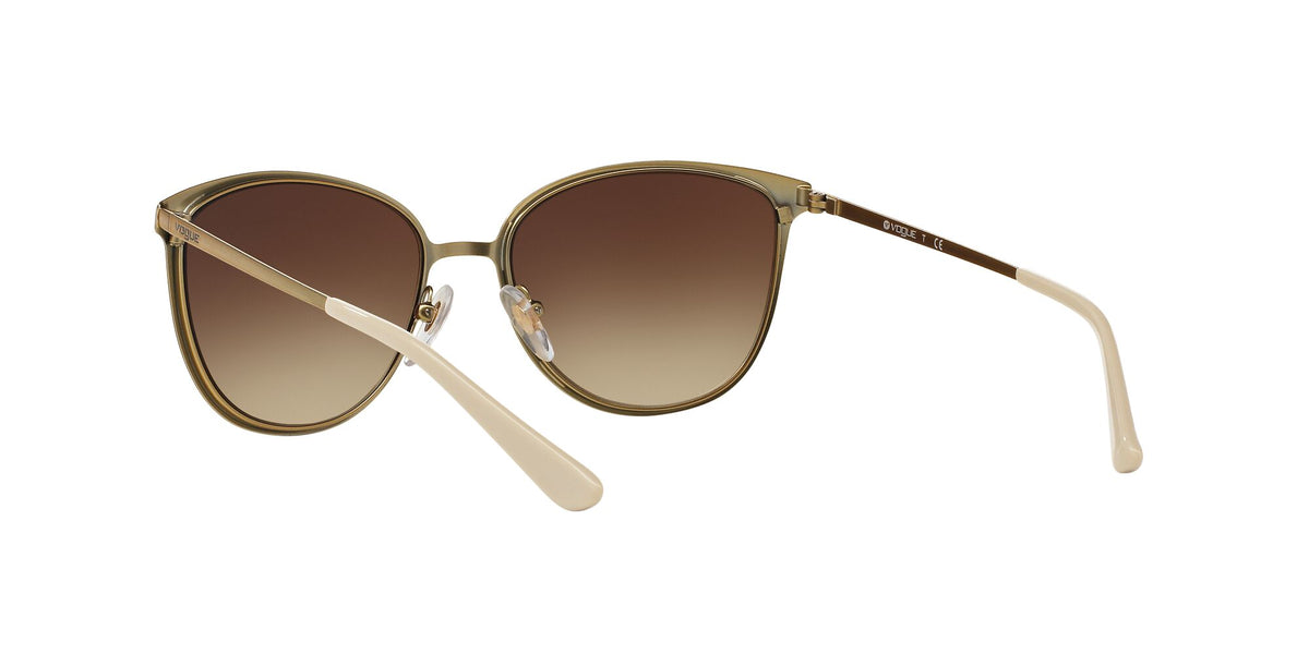 Vogue 0VO4002S 996S13 55 Top Matte Beige/Brushed Gold/ Brown Gradient 55 / Plastic / Metal