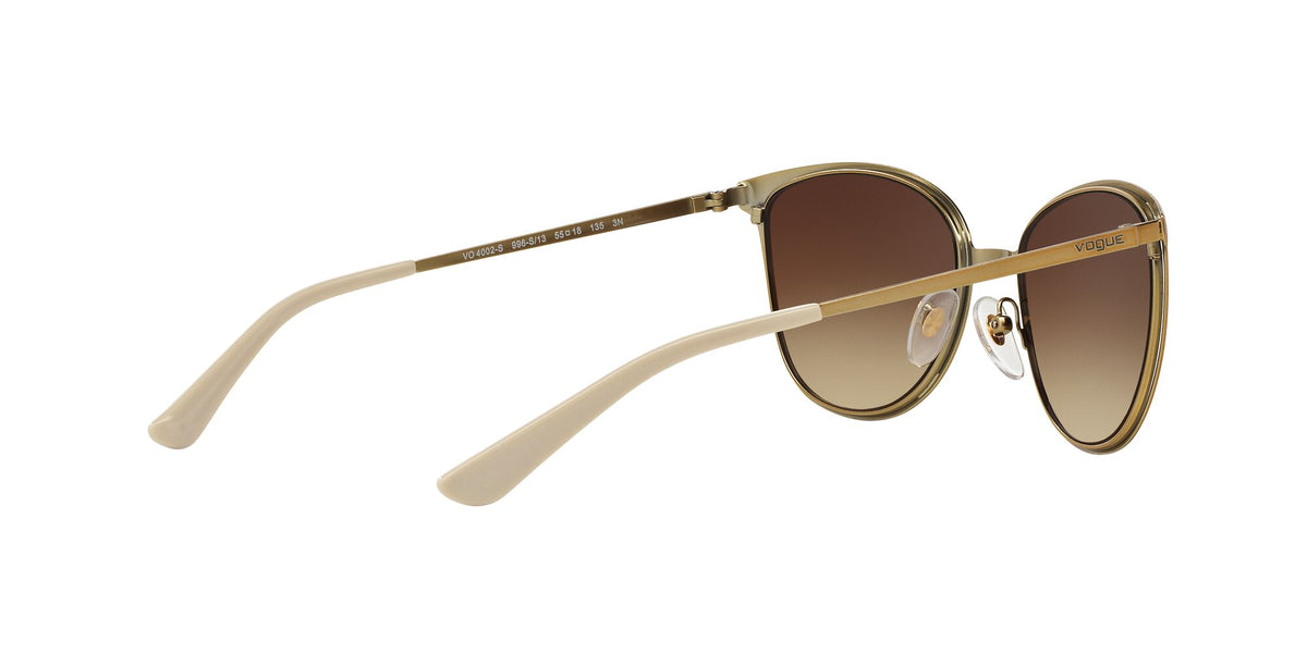 Vogue 0VO4002S 996S13 55 Top Matte Beige/Brushed Gold/ Brown Gradient 55 / Plastic / Metal