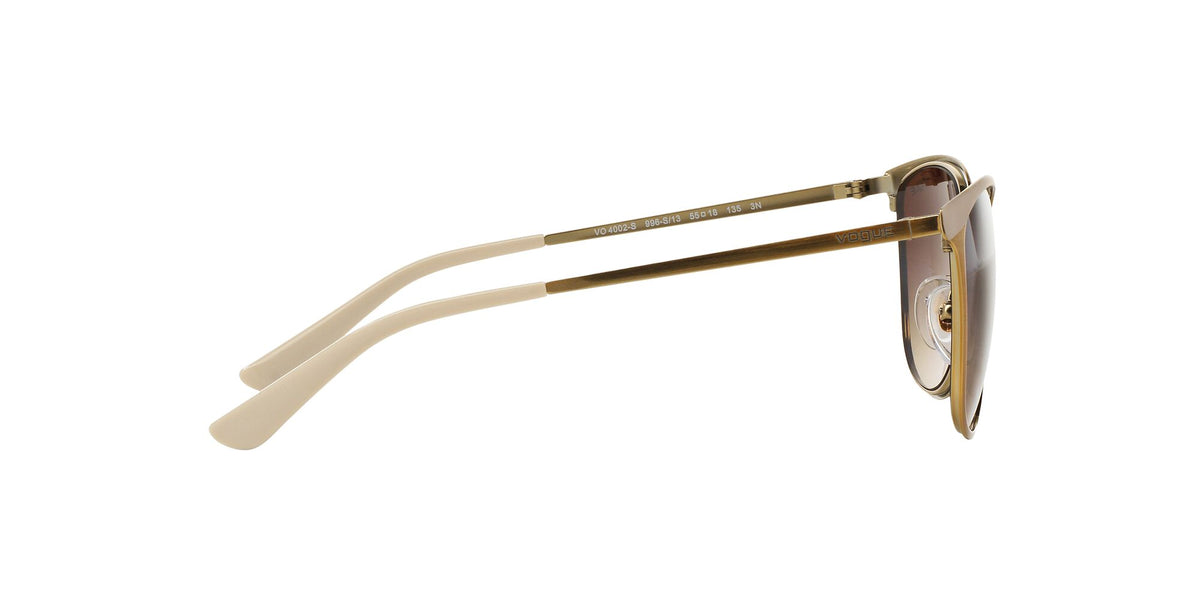 Vogue 0VO4002S 996S13 55 Top Matte Beige/Brushed Gold/ Brown Gradient 55 / Plastic / Metal