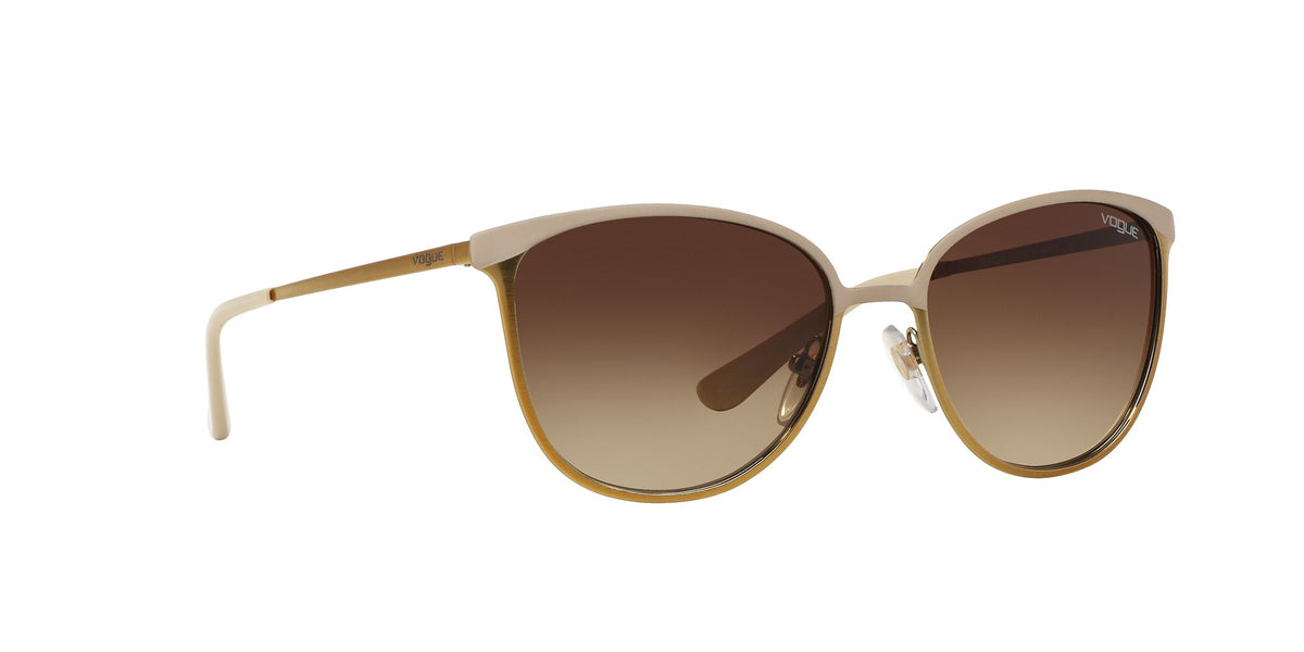 Vogue 0VO4002S 996S13 55 Top Matte Beige/Brushed Gold/ Brown Gradient 55 / Plastic / Metal