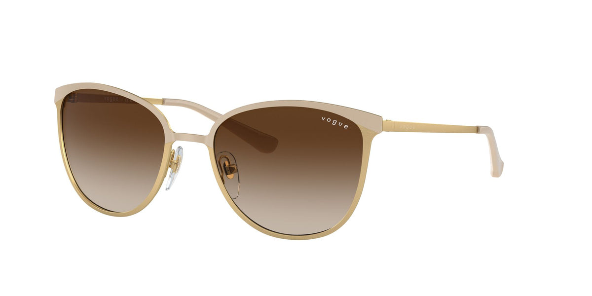 Vogue 0VO4002S 996S13 55 Top Matte Beige/Brushed Gold/ Brown Gradient 55 / Plastic / Metal